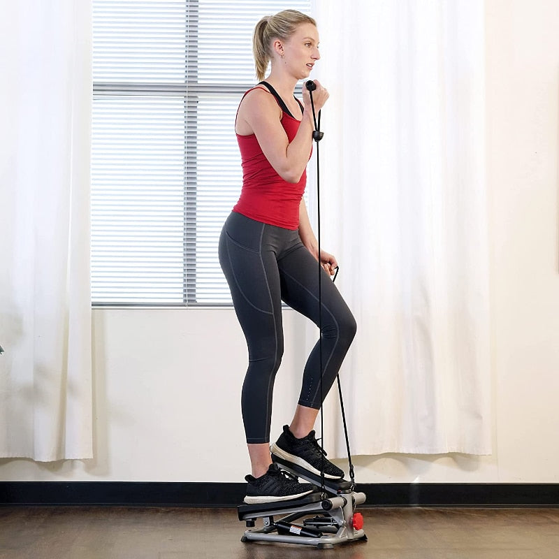 Stair Stepper Exercise Equipment with Resistance Bands